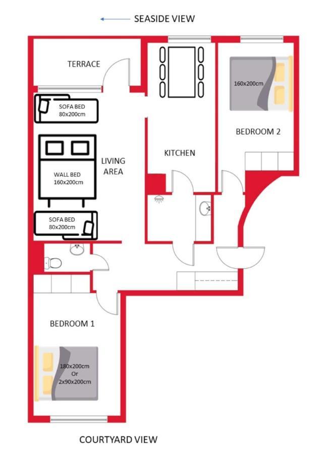 Appartement Scandic Primo - Design District 69m2